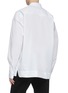 Back View - Click To Enlarge - HAIDER ACKERMANN - Band collar cotton poplin oversized shirt