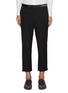 Main View - Click To Enlarge - HAIDER ACKERMANN - Embroidered satin waistband crop pants