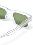 Detail View - Click To Enlarge - SUPER - Augusto Crystal square acetate frame sunglasses