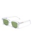 Main View - Click To Enlarge - SUPER - Augusto Crystal square acetate frame sunglasses