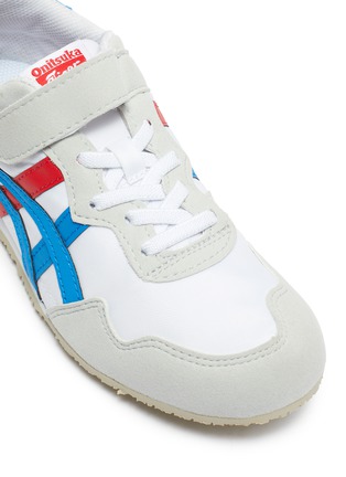 Detail View - Click To Enlarge - ONITSUKA TIGER - Serrano' lace up leather kids sneakers