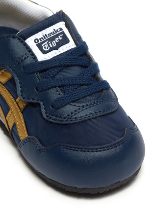Detail View - Click To Enlarge - ONITSUKA TIGER - 'Serrano' lace up leather toddler sneakers