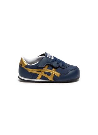 Main View - Click To Enlarge - ONITSUKA TIGER - 'Serrano' lace up leather toddler sneakers