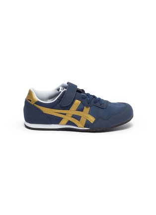 Main View - Click To Enlarge - ONITSUKA TIGER - 'Serrano' lace up leather kids sneakers