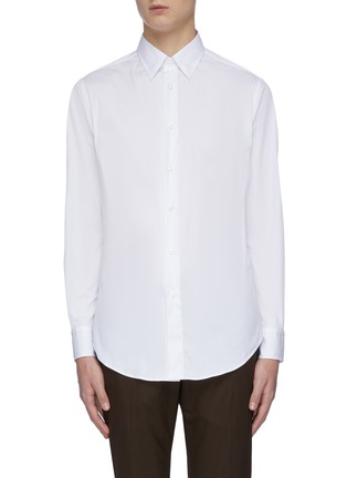 Main View - Click To Enlarge - BRIONI - Straight cut cotton shirt