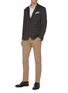 Figure View - Click To Enlarge - BRIONI - Single-breasted Houndstooth Wool-Silk Blend Blazer