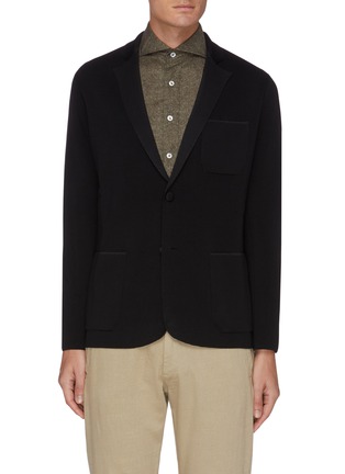 Main View - Click To Enlarge - BRIONI - Single-breasted V-neck Patch Pocket Cardigan