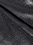 Detail View - Click To Enlarge - SHUSHU/TONG - Pleated croc-embossed faux leather A-line skirt