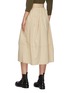 Back View - Click To Enlarge - CHLOÉ - Buttoned up cotton poplin midi skirt