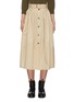Main View - Click To Enlarge - CHLOÉ - Buttoned up cotton poplin midi skirt
