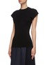 Detail View - Click To Enlarge - CHLOÉ - Chain detail sleeveless wool knit top