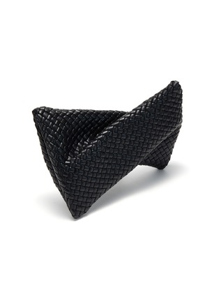 Detail View - Click To Enlarge - BOTTEGA VENETA - 'BV Crisscross' Twisted Intrecciato Leather Clutch