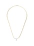 Main View - Click To Enlarge - LANE CRAWFORD VINTAGE JEWELLERY - Solitaire diamond 18k gold necklace