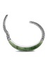 Detail View - Click To Enlarge - JOHN HARDY - 'Classic Chain' jade silver graduated kick cuff