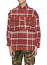 Main View - Click To Enlarge - R13 - Check plaid oversized shirt