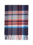 Detail View - Click To Enlarge - JOHNSTONS OF ELGIN - Check print cashmere scarf