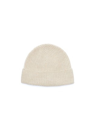 Figure View - Click To Enlarge - JOHNSTONS OF ELGIN - Ribbed cashmere beanie