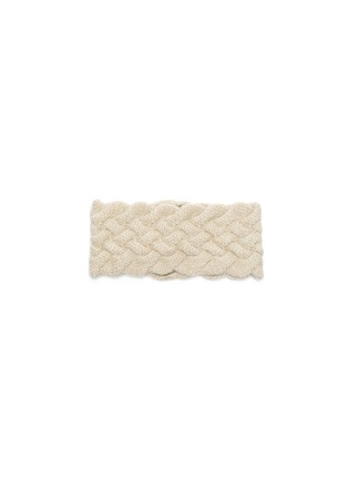 Main View - Click To Enlarge - JOHNSTONS OF ELGIN - Cashmere cable headband