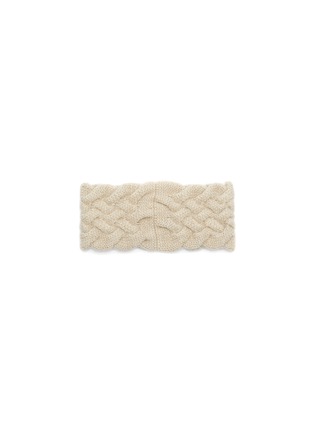 Figure View - Click To Enlarge - JOHNSTONS OF ELGIN - Cashmere cable headband