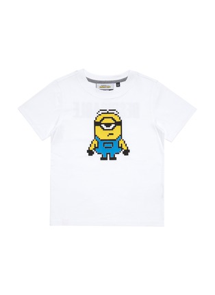 Main View - Click To Enlarge - 8-BIT - x Minions 'Mini Stuart' cotton kids T-shirt