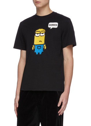 Detail View - Click To Enlarge - 8-BIT - x Minions 'Kevin' cotton T-shirt