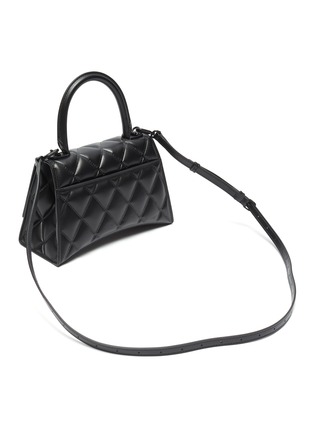 Figure View - Click To Enlarge - BALENCIAGA - 'Hourglass S' quilted leather shoulder bag