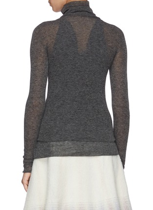 Back View - Click To Enlarge - SWAYING - Wool knit tank top and sweater set
