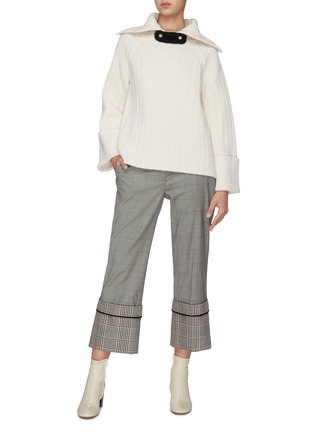 Figure View - Click To Enlarge - SWAYING - Raglan sleeve wool knit sweater
