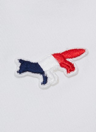  - MAISON KITSUNÉ - Tricolour fox embroidered classic shirt