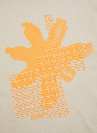  - AFFIX - Circuit board graphic print crewneck T-shirt