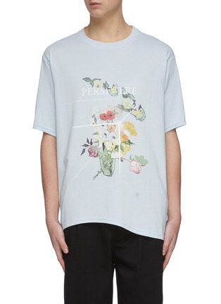 Main View - Click To Enlarge - INDICE STUDIO - Floral print T-shirt