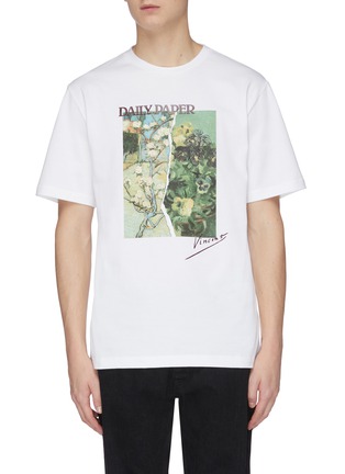 Main View - Click To Enlarge - DAILY PAPER - 'Van Jorwhi' Floral graphic print T-shirt