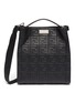 Main View - Click To Enlarge - FENDI - 'Peekaboo X-Lite Fit' Monogram Embossed Leather Tote Bag