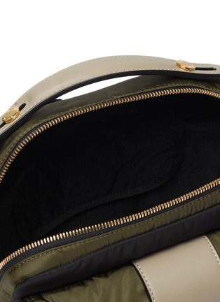 Detail View - Click To Enlarge - FENDI - Monogram Double Front Pocket nylon Backpack