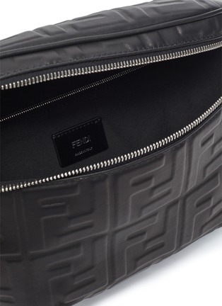 Detail View - Click To Enlarge - FENDI - Monogram Embossed Leather Belt Bag
