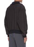 Back View - Click To Enlarge - ERMENEGILDO ZEGNA X FEAR OF GOD - Rib knit high neck anorak sweatshirt