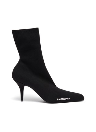 Main View - Click To Enlarge - BALENCIAGA - Sock Heel Ankle Boots