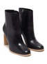 Detail View - Click To Enlarge - CULT GAIA - 'KATHY' Wood Sole Blade Heel Ankle Boots