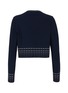 Back View - Click To Enlarge - ALAÏA - 'Briolette' perforated panel crop cardigan