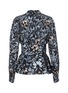 Back View - Click To Enlarge - ALAÏA - Floral print habotai silk blouse