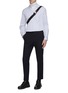 Figure View - Click To Enlarge - SOLID HOMME - Tailored tapered slim fit pants