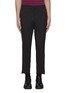 Main View - Click To Enlarge - SOLID HOMME - Asymmetric hem slim fit belted pants