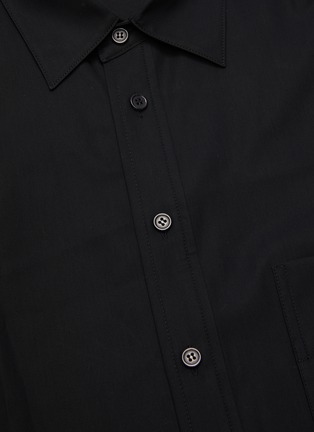  - SOLID HOMME - Spread collar button pocket shirt