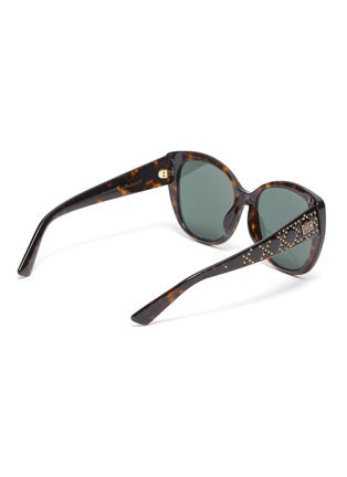 Figure View - Click To Enlarge - DIOR - LadyDiorStuds4F cat eye acetate frame sunglasses