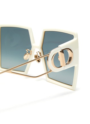 Detail View - Click To Enlarge - DIOR - '30Montaigne' Oversized Square Acetate Frame Sunglasses