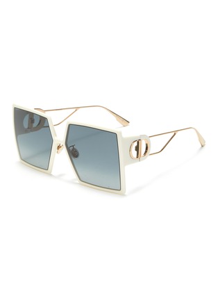 Main View - Click To Enlarge - DIOR - '30Montaigne' Oversized Square Acetate Frame Sunglasses