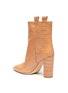  - PARIS TEXAS - Croc embossed leather mid calf boots