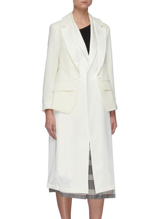 Front View - Click To Enlarge - SANS TITRE - Hybrid blazer coat