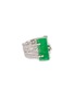 Main View - Click To Enlarge - SAMUEL KUNG - Diamond jade18k white gold ring