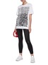 Figure View - Click To Enlarge - ADIDAS BY STELLA MCCARTNEY - Leopard print cotton T-shirt